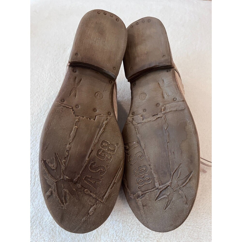 A.S.98 ZURI Gray Leather Shoes Size 37 US  6.5-7 Tassel Lace Up AS 98 Oxford NEW - Picture 10 of 12